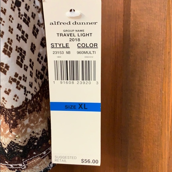 NWT Alfred Dunner Top - XL - Picture 4 of 5